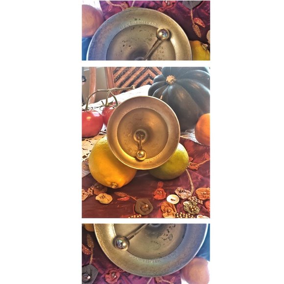 Vintage Pewter Wedding Bell - Picture 4 of 7